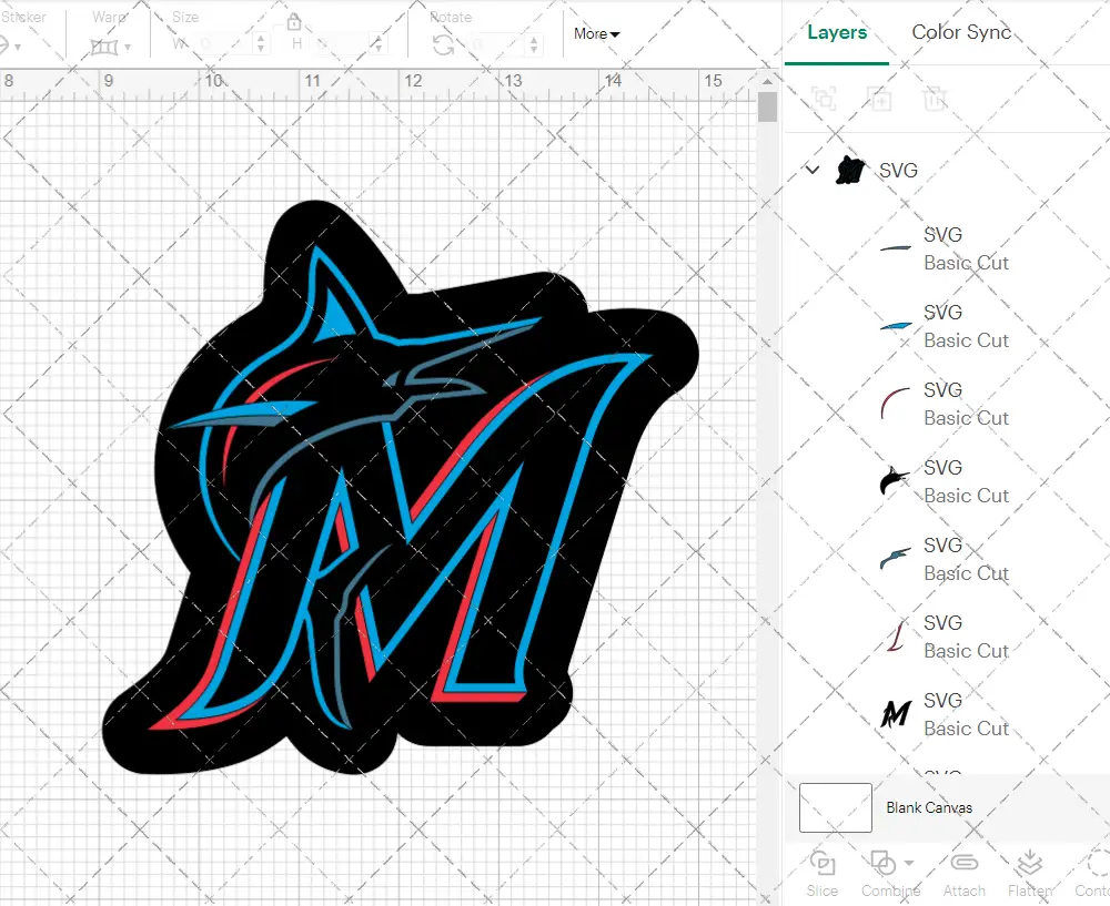 Miami Marlins Concept 2019 002, Svg, Dxf, Eps, Png - SvgShopArt