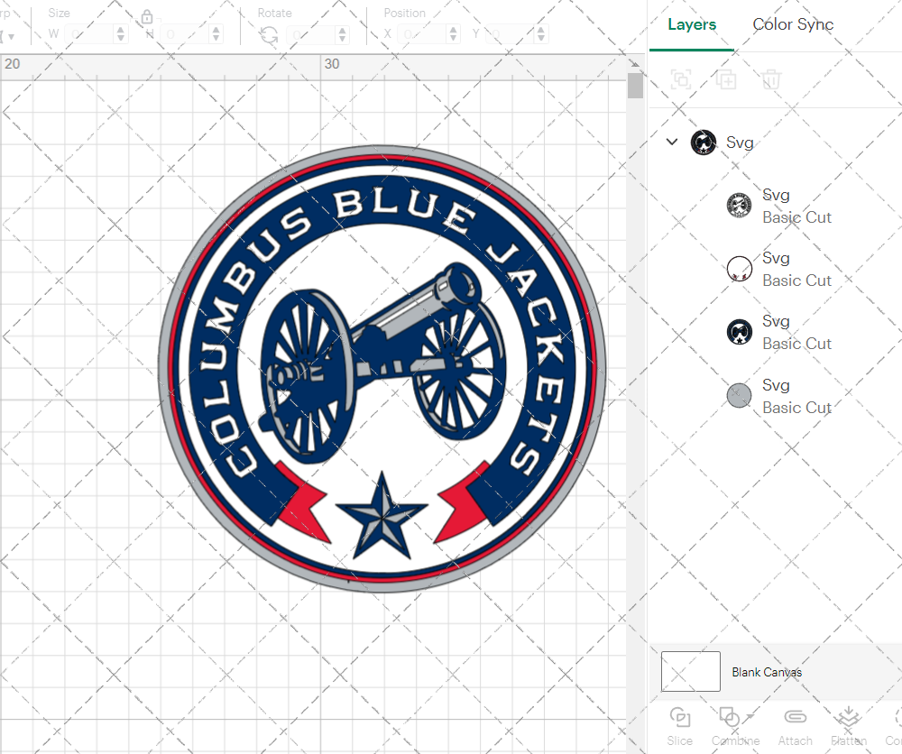 Columbus Blue Jackets Alternate 2015, Svg, Dxf, Eps, Png - SvgShopArt