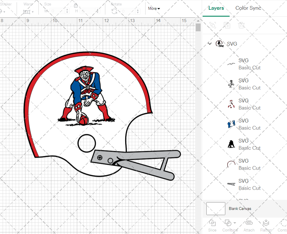 New England Patriots Helmet 1961, Svg, Dxf, Eps, Png - SvgShopArt