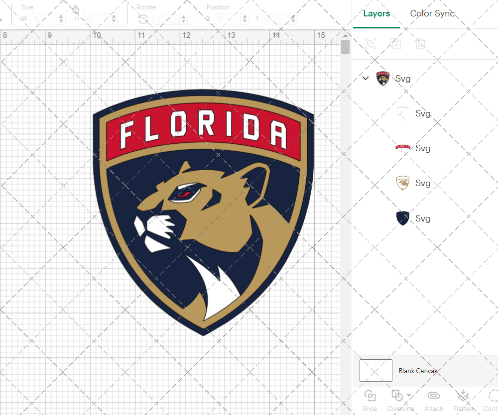 Florida Panthers 2016, Svg, Dxf, Eps, Png - SvgShopArt