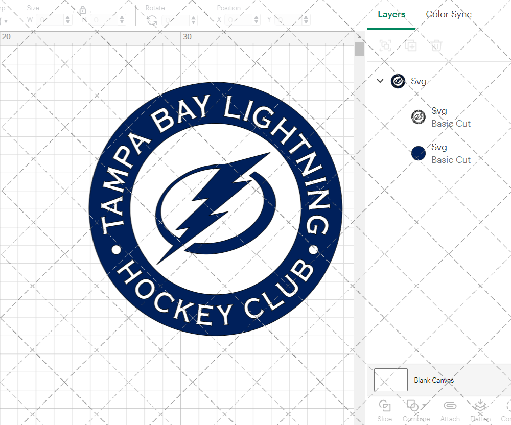 Tampa Bay Lightning Circle 2018, Svg, Dxf, Eps, Png - SvgShopArt