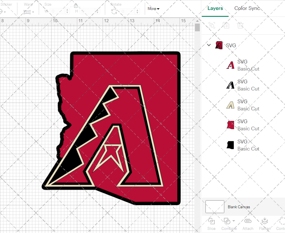 Arizona Diamondbacks Concept 2007 003, Svg, Dxf, Eps, Png - SvgShopArt