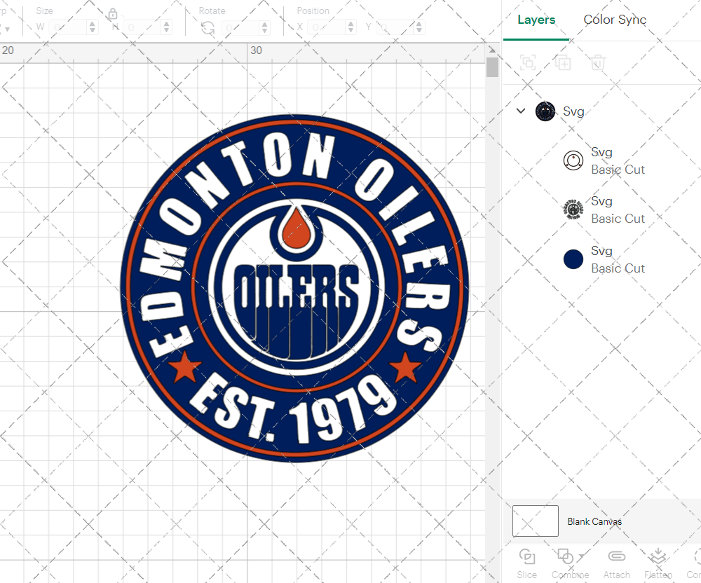 Edmonton Oilers Circle 2022, Svg, Dxf, Eps, Png - SvgShopArt