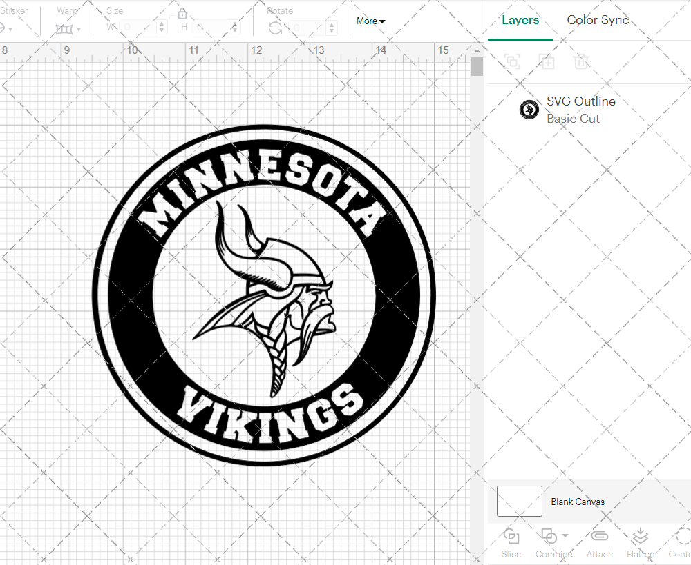 Minnesota Vikings Circle 1985, Svg, Dxf, Eps, Png - SvgShopArt