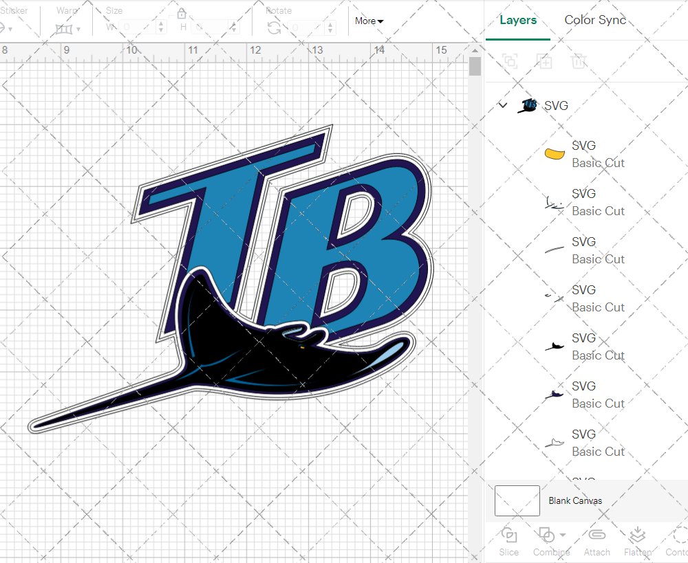 Tampa Bay Rays Alternate 1998, Svg, Dxf, Eps, Png - SvgShopArt