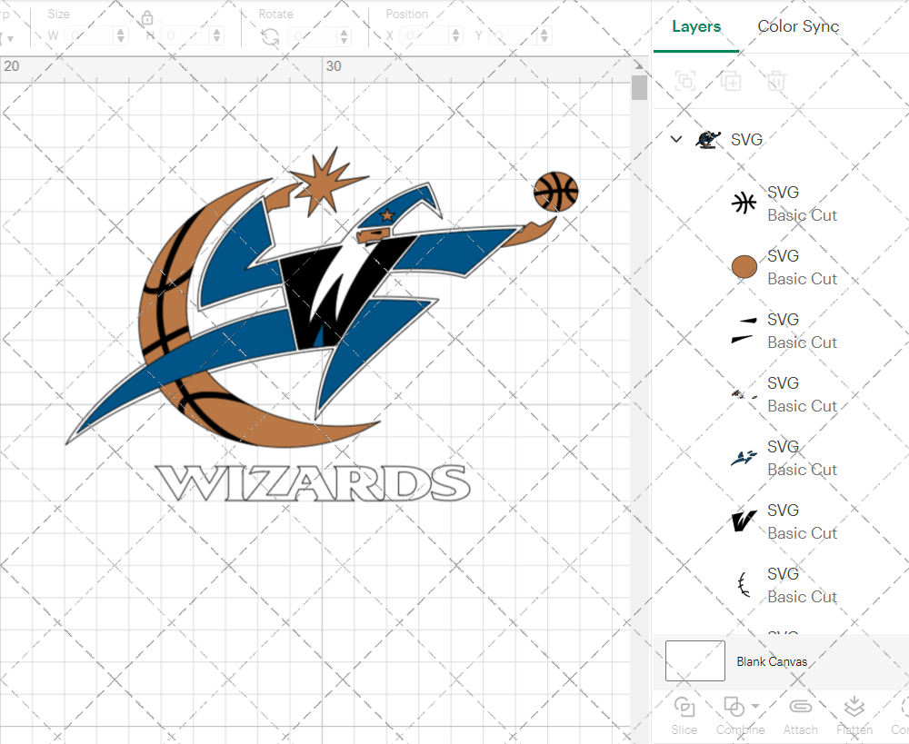 Washington Wizards Secondary 1997, Svg, Dxf, Eps, Png - SvgShopArt