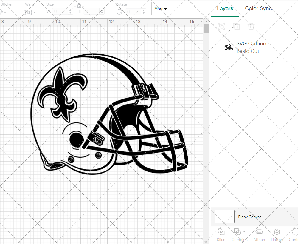 New Orleans Saints Helmet 1976 002, Svg, Dxf, Eps, Png - SvgShopArt