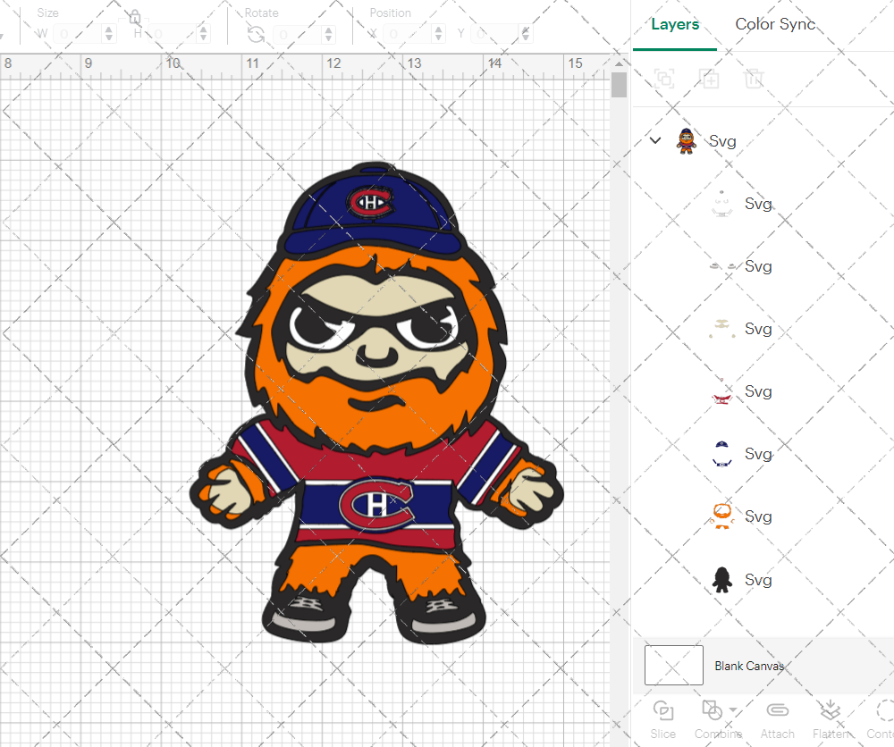 Montreal Canadiens Mascot Youppi! 002, Svg, Dxf, Eps, Png - SvgShopArt