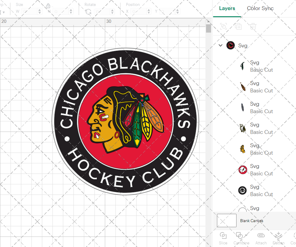 Chicago Blackhawks Circle 1999 004, Svg, Dxf, Eps, Png - SvgShopArt