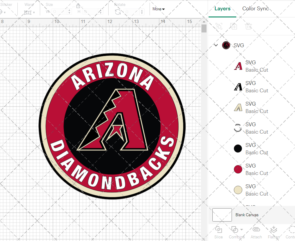 Arizona Diamondbacks Circle 2007 002, Svg, Dxf, Eps, Png - SvgShopArt