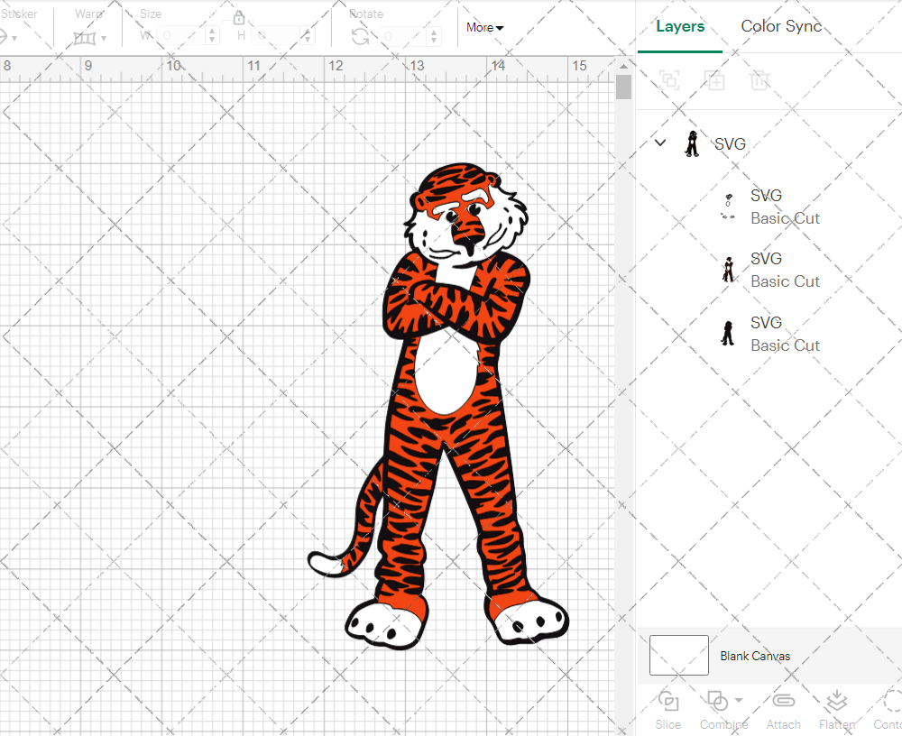 Auburn Tigers Mascot 2009 002, Svg, Dxf, Eps, Png - SvgShopArt