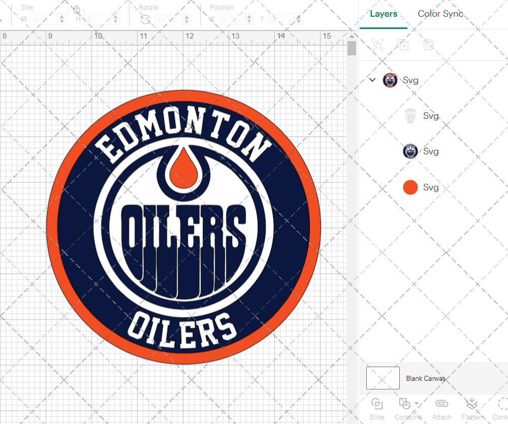 Edmonton Oilers Circle 2017, Svg, Dxf, Eps, Png - SvgShopArt