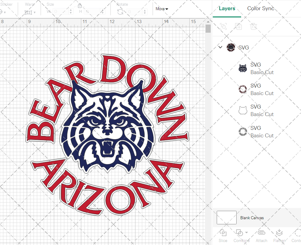 Arizona Wildcats Alternate 1990 004, Svg, Dxf, Eps, Png - SvgShopArt