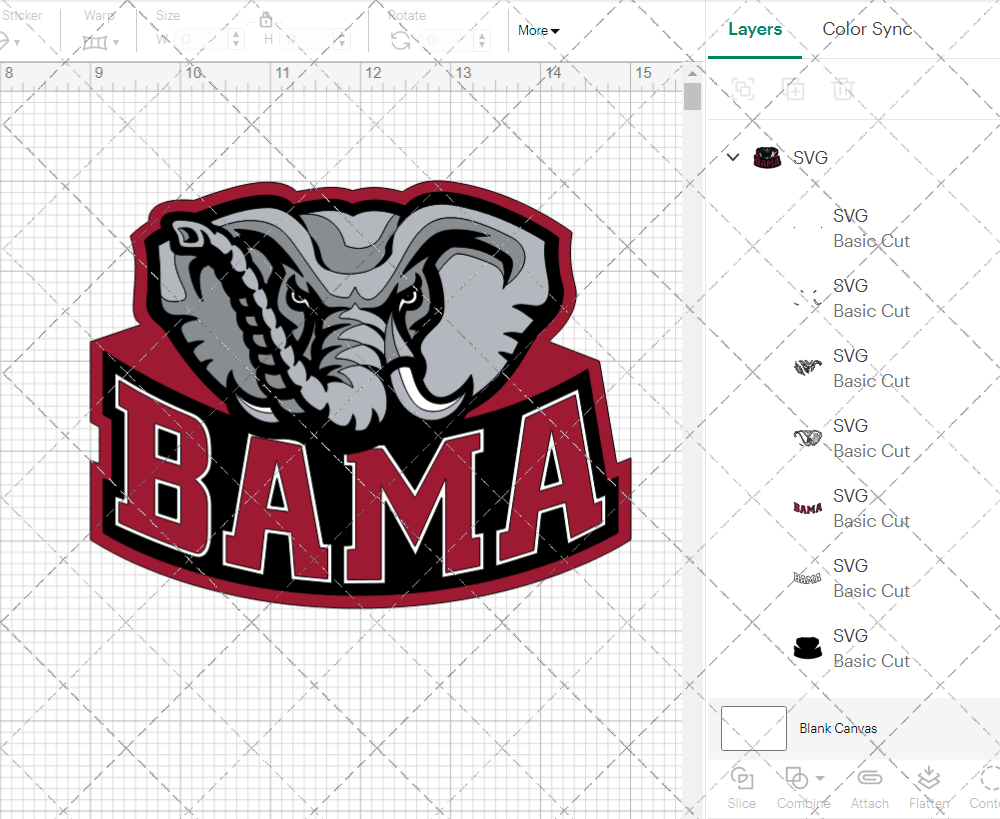 Alabama Crimson Tide Alternate 1998 003, Svg, Dxf, Eps, Png - SvgShopArt