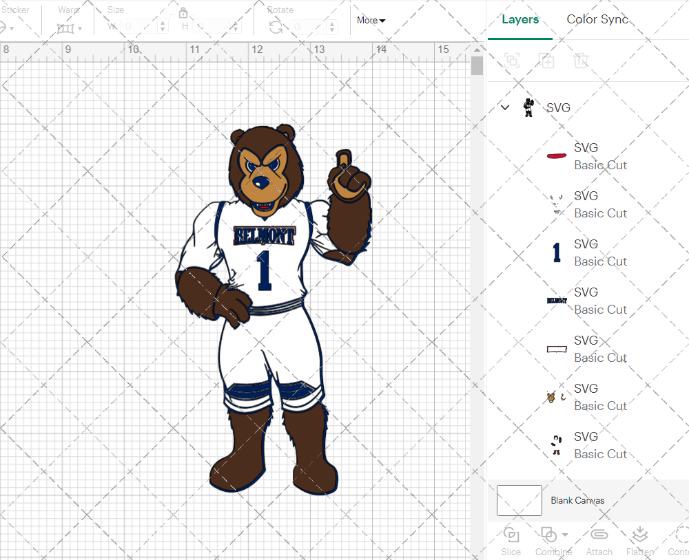 Belmont Bruins Mascot 2013 002, Svg, Dxf, Eps, Png - SvgShopArt