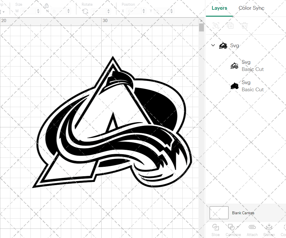 Colorado Avalanche Concept 1999 011, Svg, Dxf, Eps, Png - SvgShopArt