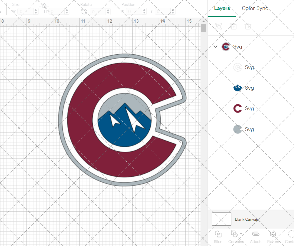 Colorado Avalanche Concept 1999 002, Svg, Dxf, Eps, Png - SvgShopArt