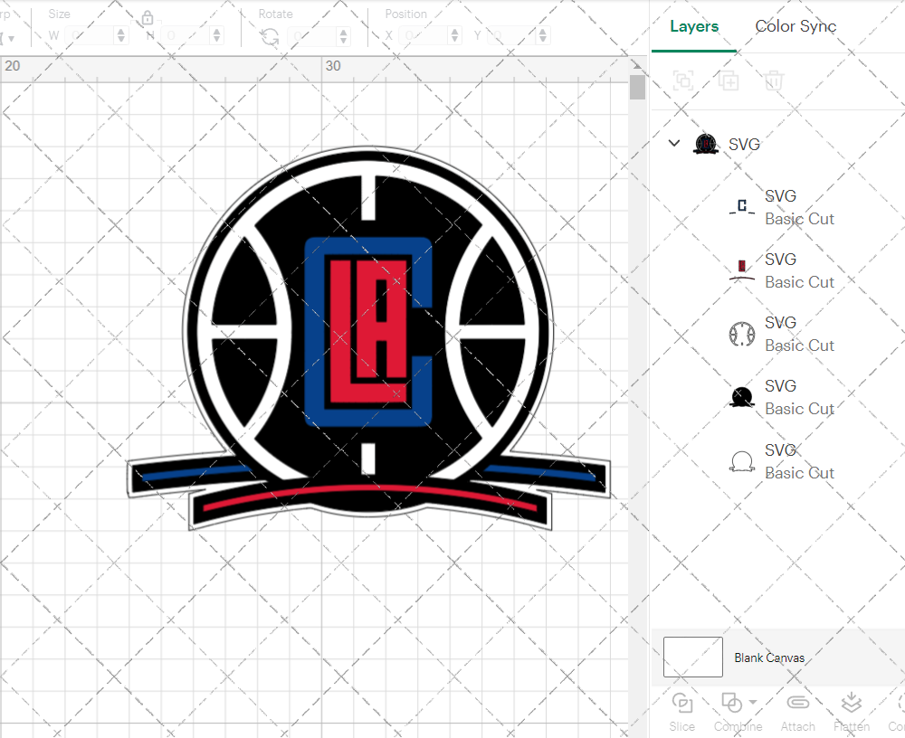 Los Angeles Clippers Jersey 2018 003, Svg, Dxf, Eps, Png - SvgShopArt