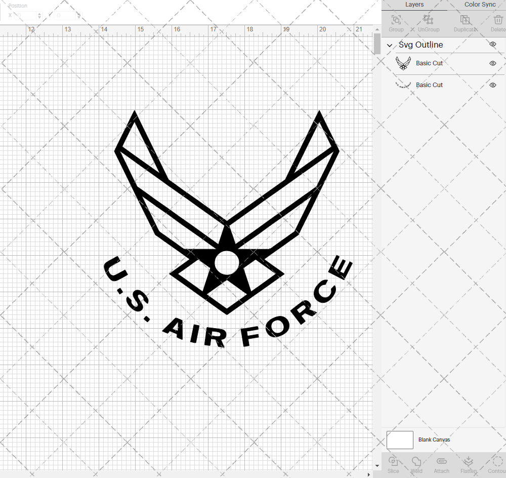 United States Air Force Logo, Svg, Dxf, Eps, Png - SvgShopArt