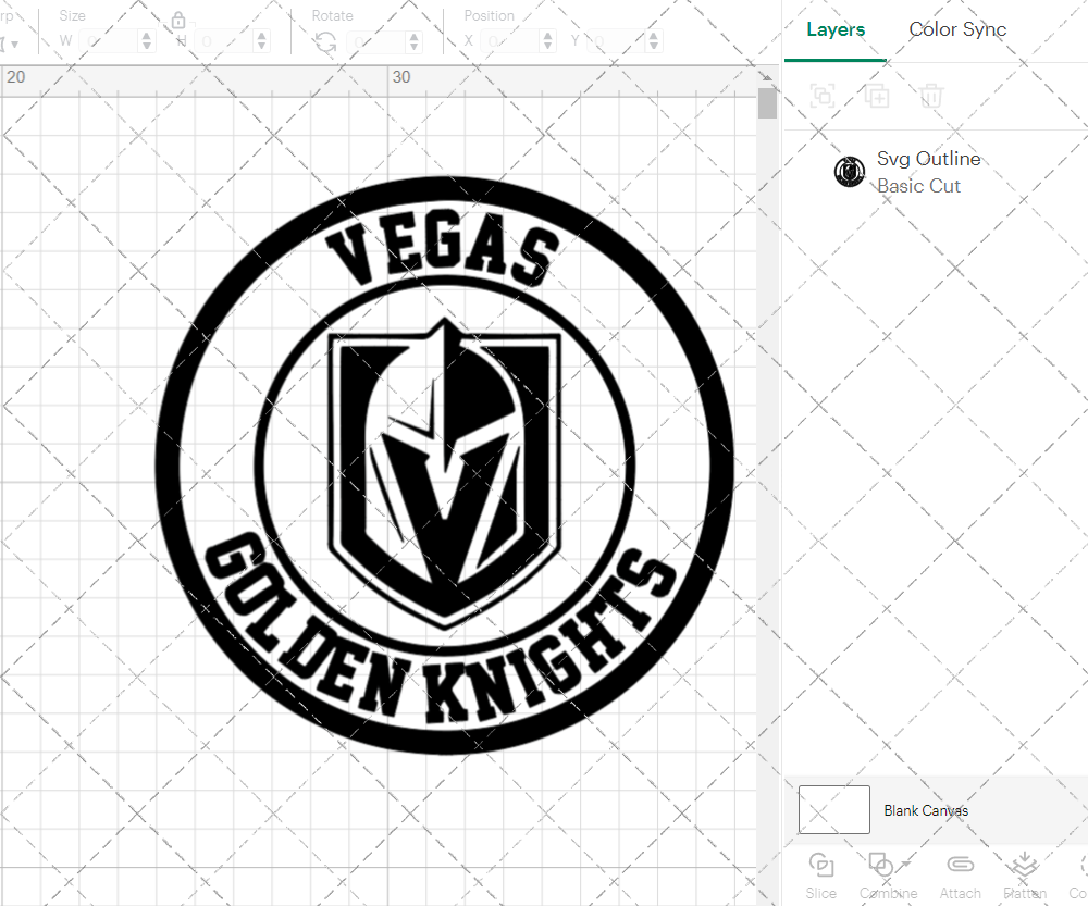 Vegas Golden Knights Circle 2017 002, Svg, Dxf, Eps, Png - SvgShopArt