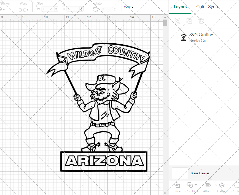 Arizona Wildcats Alternate 1970 003, Svg, Dxf, Eps, Png - SvgShopArt