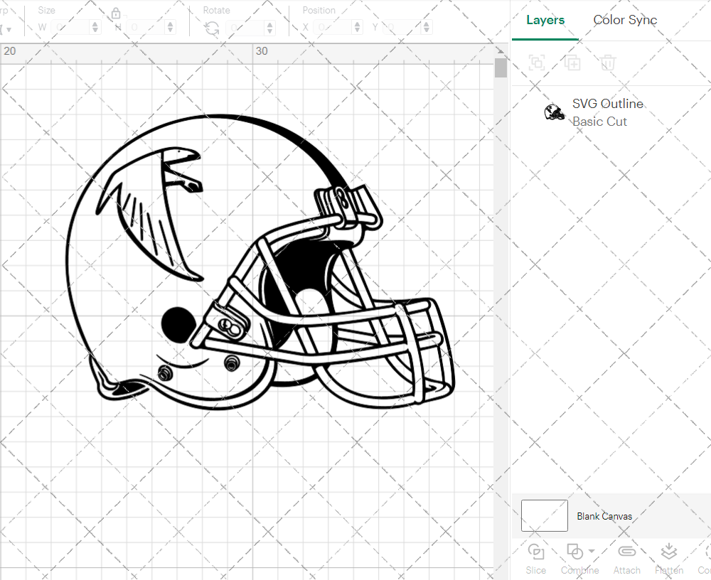 Atlanta Falcons Helmet 1966 004, Svg, Dxf, Eps, Png - SvgShopArt