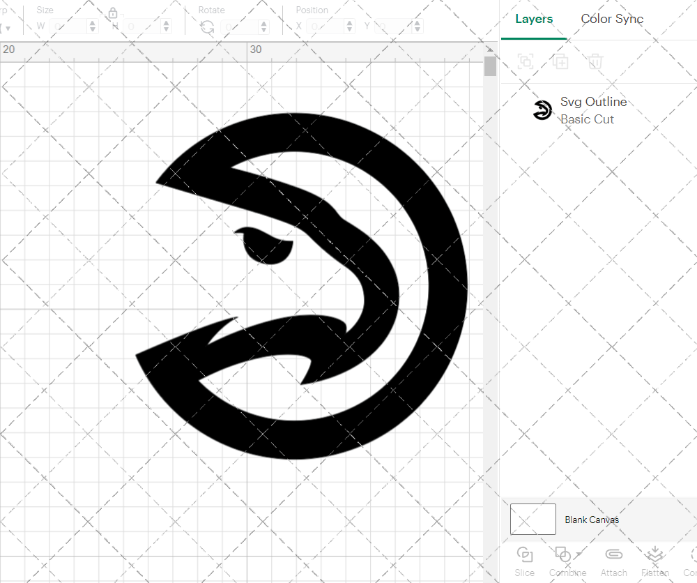 Atlanta Hawks Alternate 2015 003, Svg, Dxf, Eps, Png - SvgShopArt