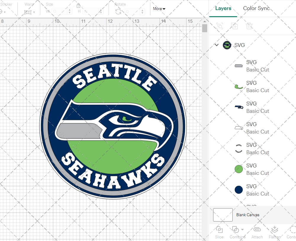 Seattle Seahawks Circle 2012 002, Svg, Dxf, Eps, Png - SvgShopArt