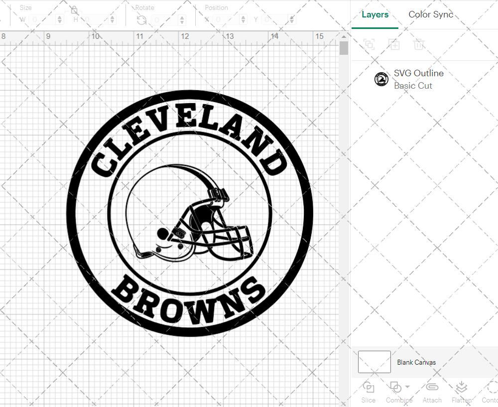 Cleveland Browns Circle 2015, Svg, Dxf, Eps, Png - SvgShopArt