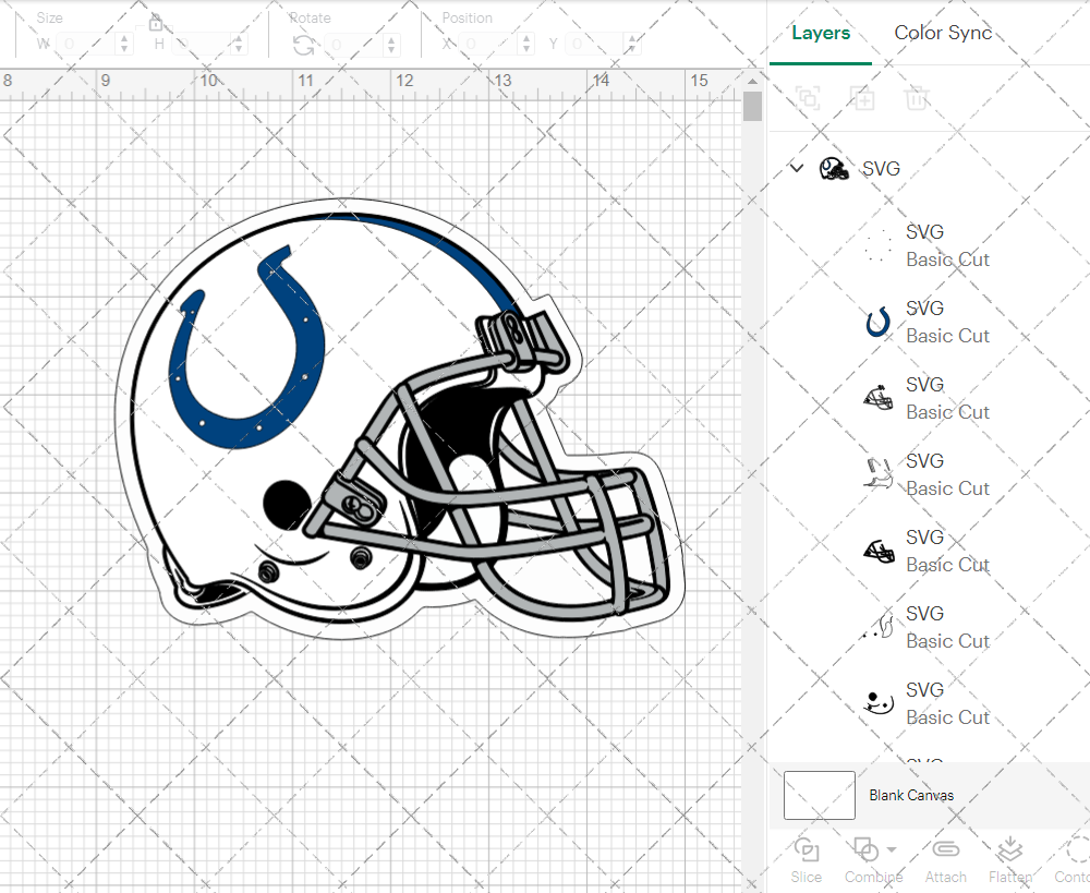 Indianapolis Colts Helmet 2008 002, Svg, Dxf, Eps, Png - SvgShopArt