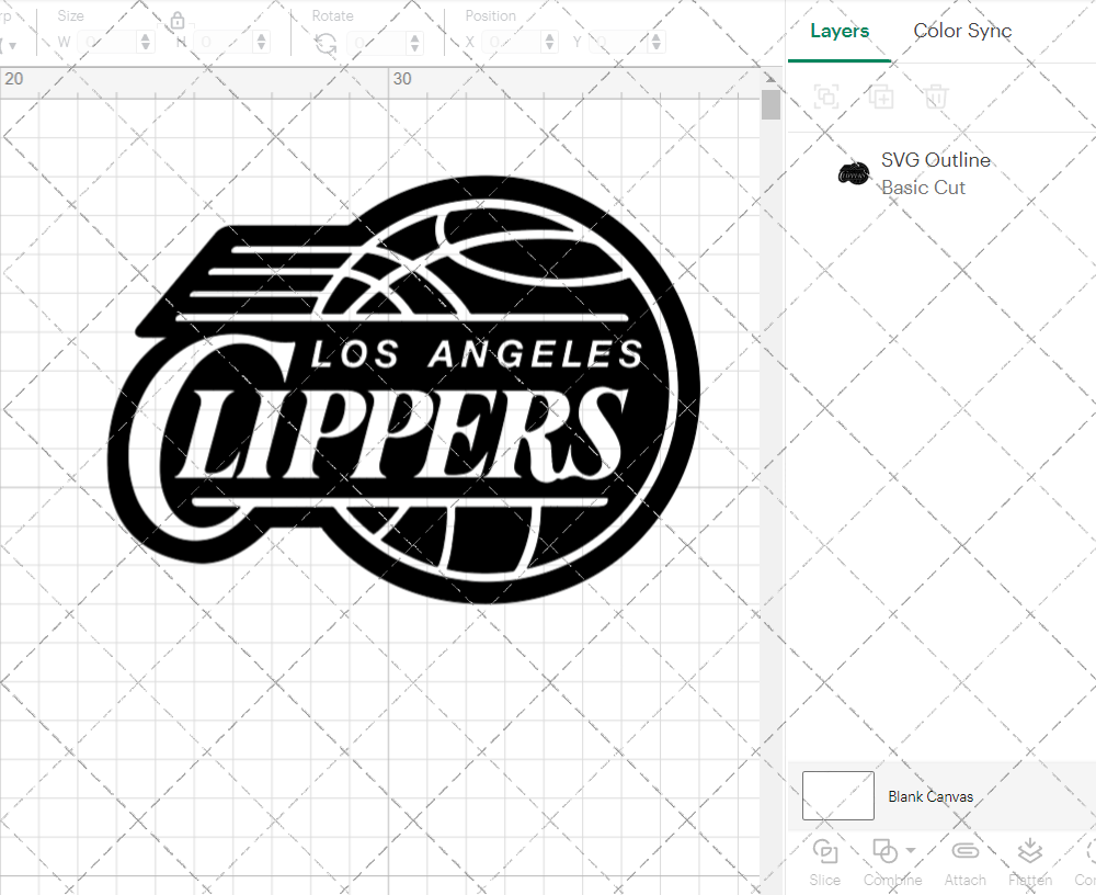 Los Angeles Clippers Concept 1984 002, Svg, Dxf, Eps, Png - SvgShopArt