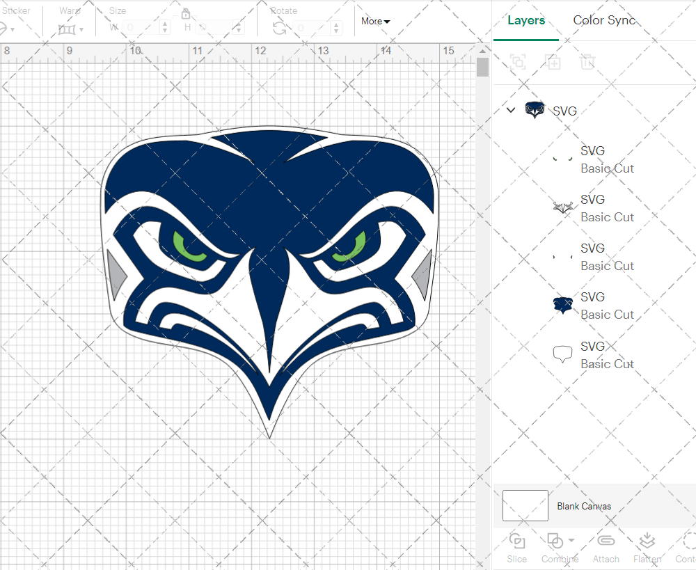 Seattle Seahawks Alternate 2017, Svg, Dxf, Eps, Png - SvgShopArt