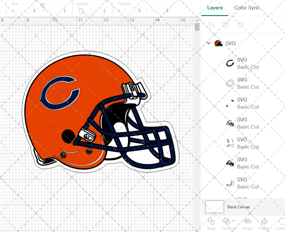 Chicago Bears Helmet 2022, Svg, Dxf, Eps, Png - SvgShopArt