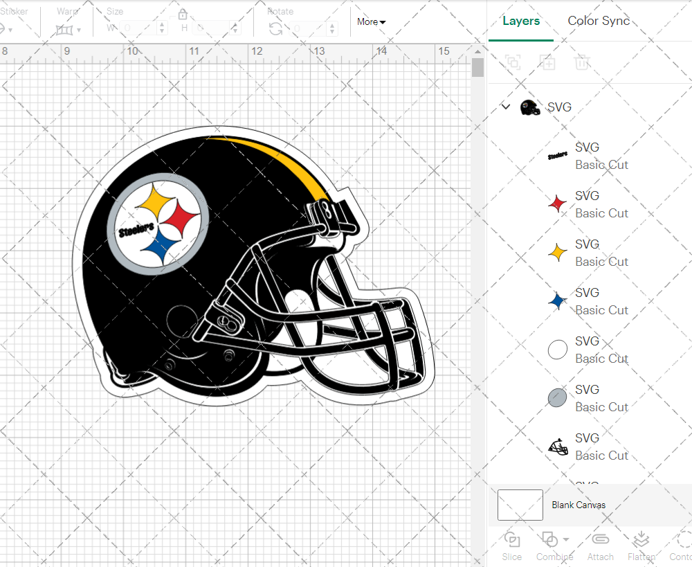 Pittsburgh Steelers Helmet 1988 002, Svg, Dxf, Eps, Png - SvgShopArt