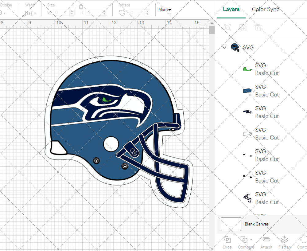 Seattle Seahawks Helmet 2002, Svg, Dxf, Eps, Png - SvgShopArt