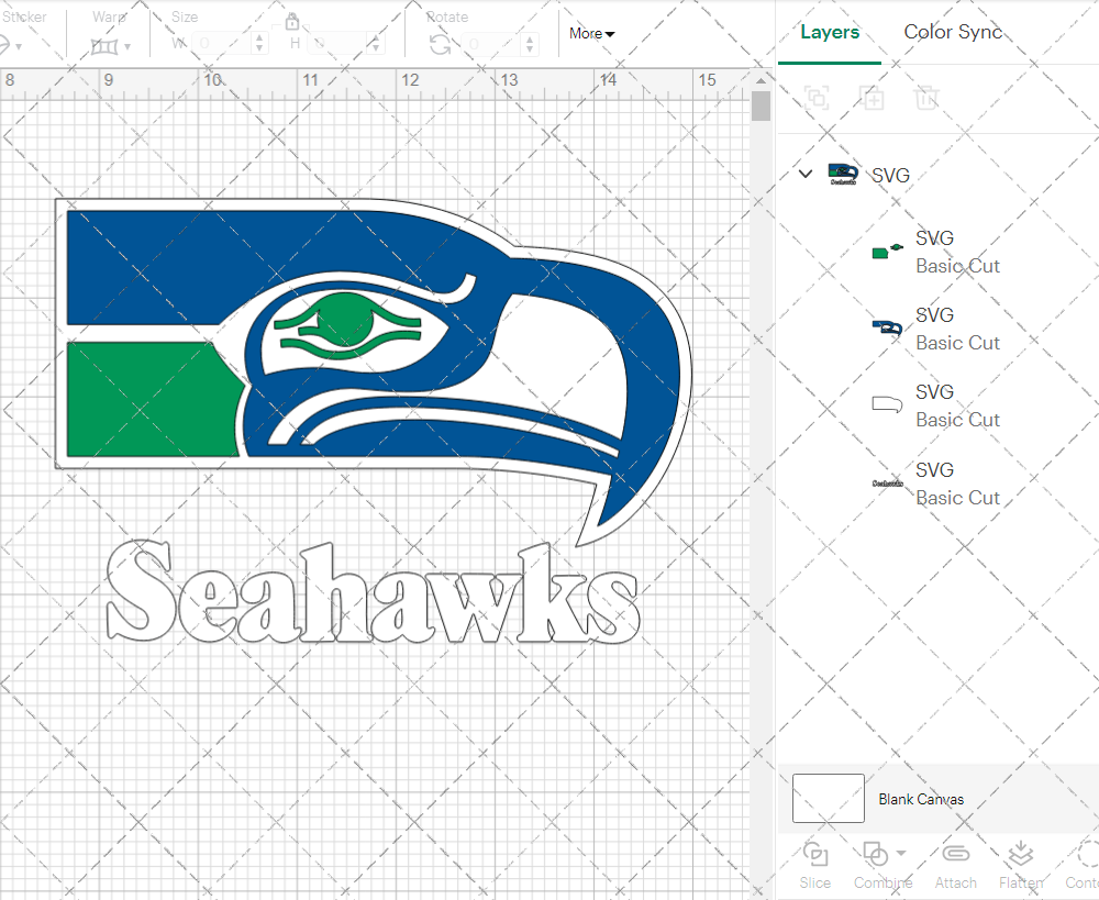 Seattle Seahawks Alternate 1976 003, Svg, Dxf, Eps, Png - SvgShopArt