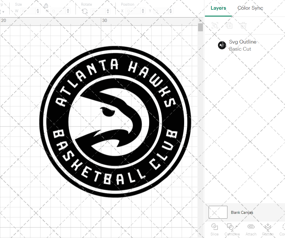 Atlanta Hawks Circle 2015, Svg, Dxf, Eps, Png - SvgShopArt