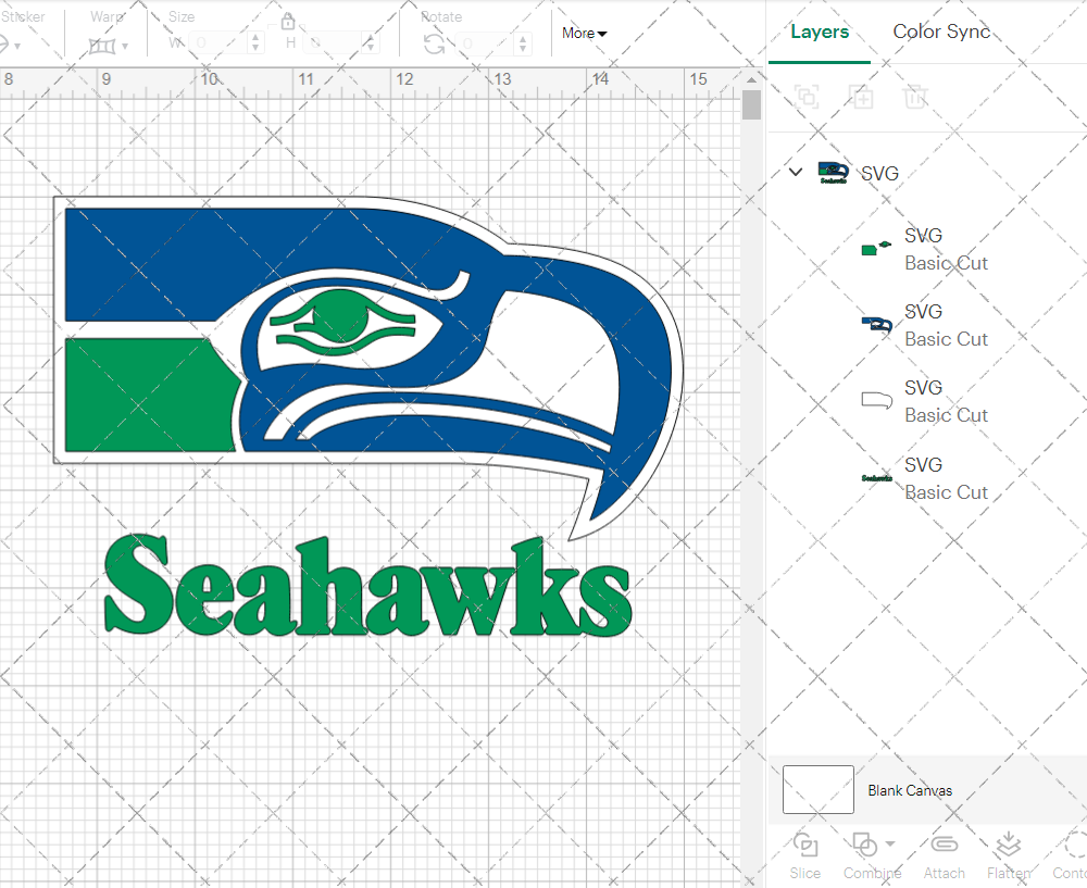 Seattle Seahawks Alternate 1976 002, Svg, Dxf, Eps, Png - SvgShopArt