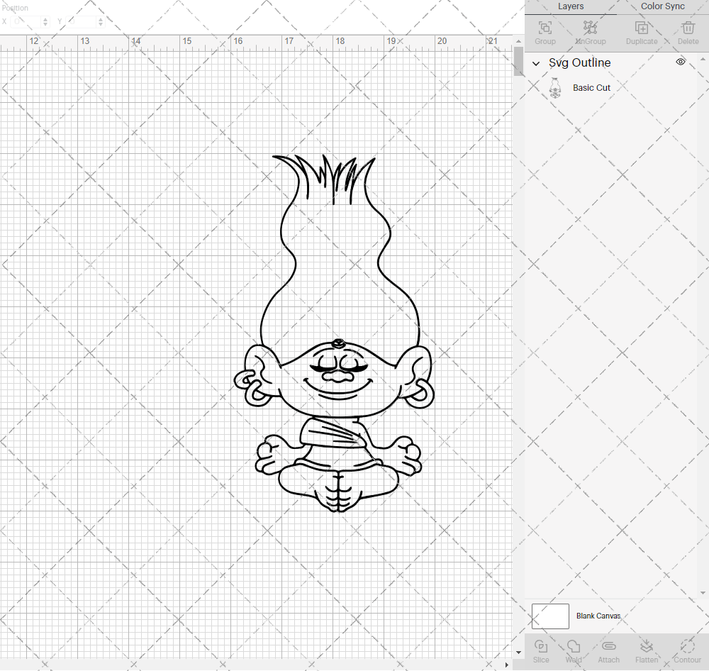 Sybil - Trolls, Svg, Dxf, Eps, Png - SvgShopArt