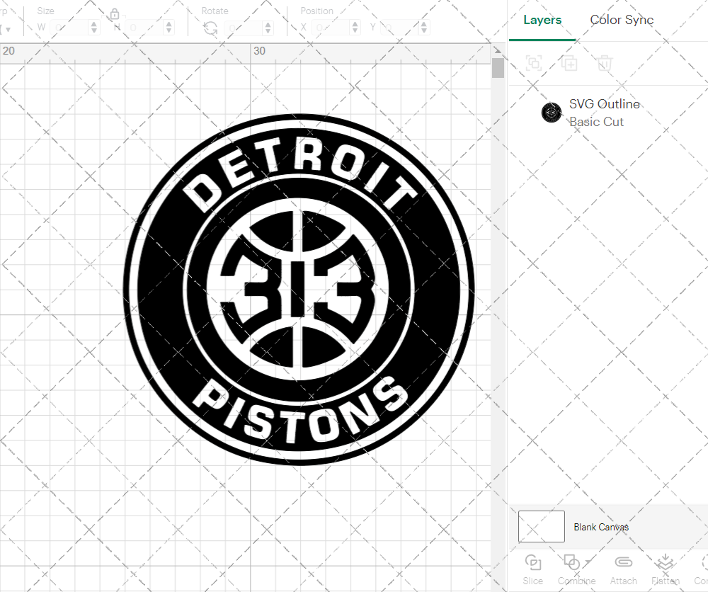 Detroit Pistons Circle 2020, Svg, Dxf, Eps, Png - SvgShopArt