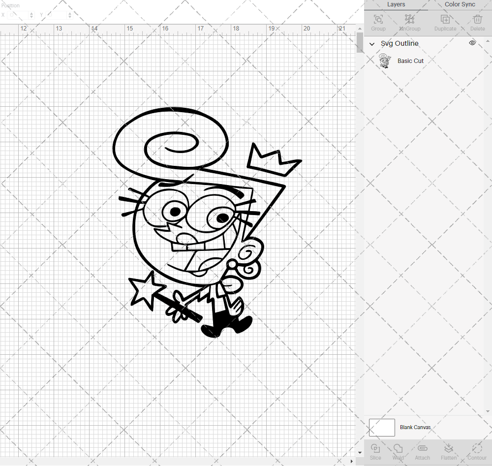 Wanda - The Fairly Odd Parents 003, Svg, Dxf, Eps, Png - SvgShopArt