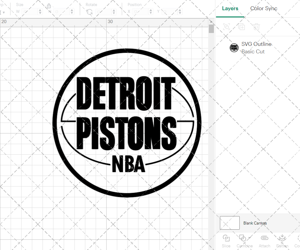 Detroit Pistons Secondary 1974, Svg, Dxf, Eps, Png - SvgShopArt