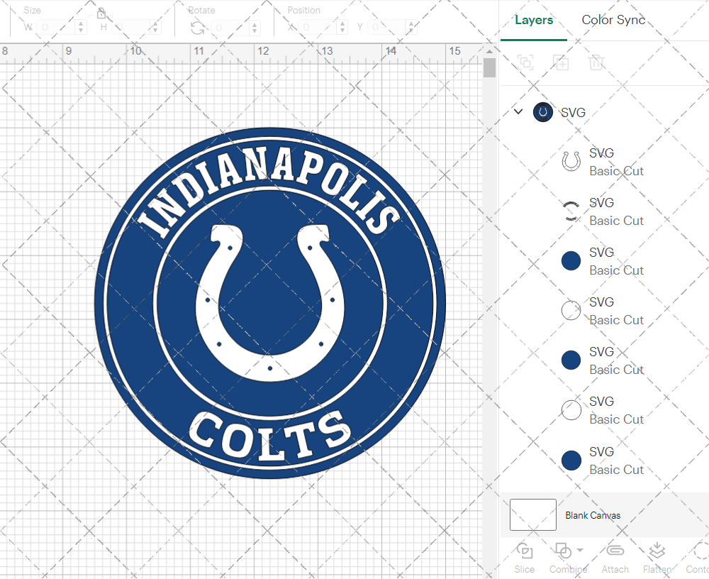 Indianapolis Colts Circle 2008, Svg, Dxf, Eps, Png - SvgShopArt