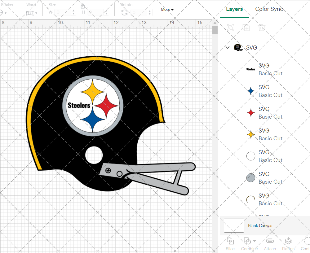 Pittsburgh Steelers Helmet 1963, Svg, Dxf, Eps, Png - SvgShopArt