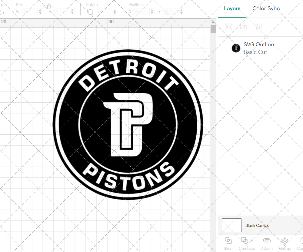 Detroit Pistons Circle 2017, Svg, Dxf, Eps, Png - SvgShopArt