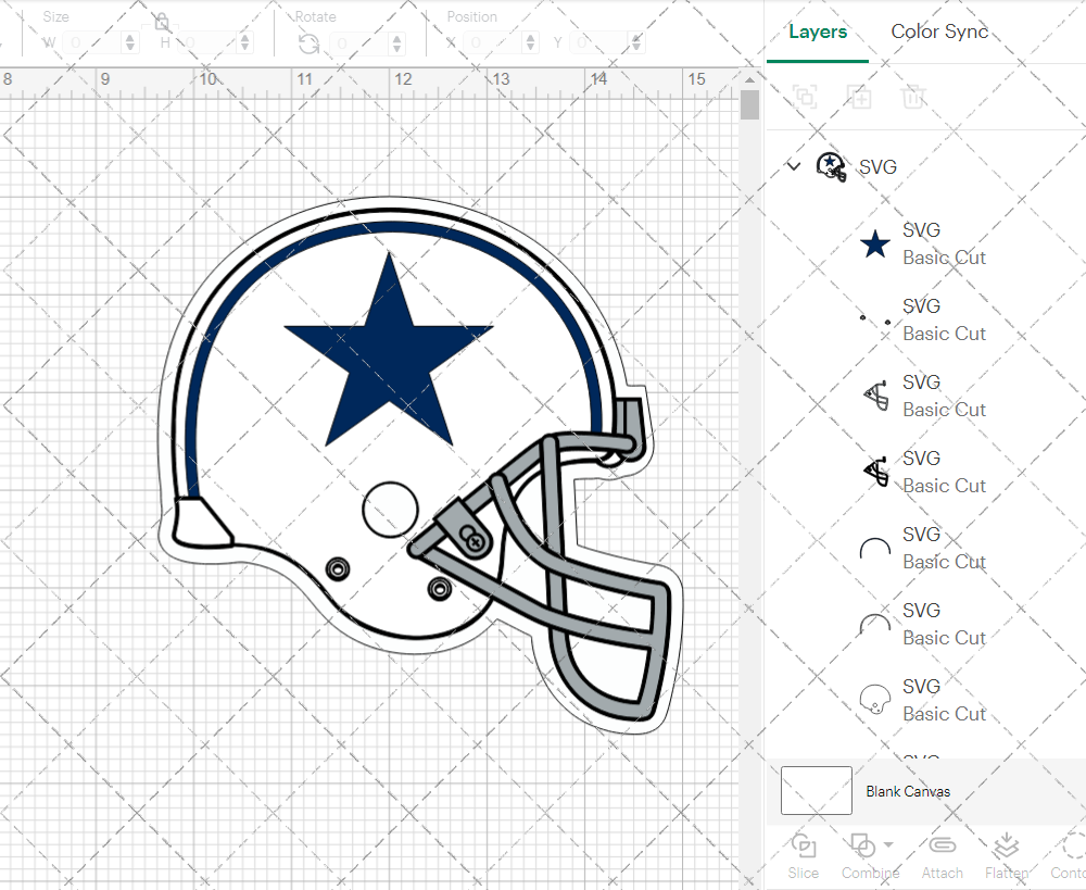 Dallas Cowboys Helmet 1960, Svg, Dxf, Eps, Png - SvgShopArt