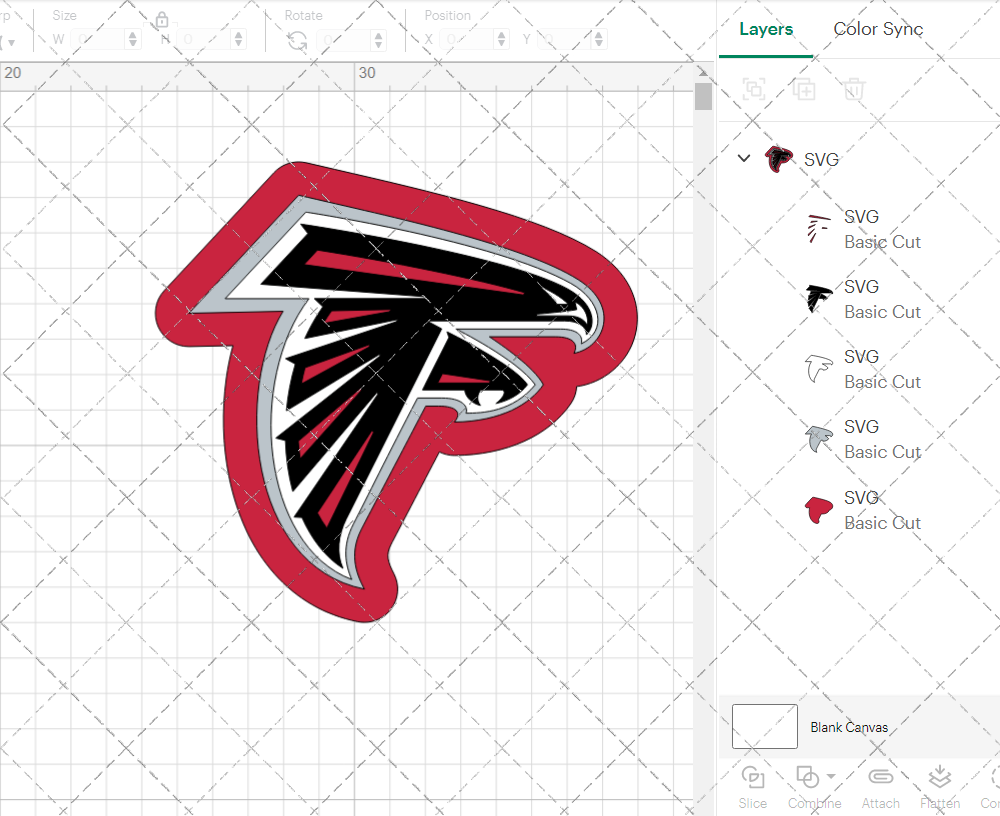 Atlanta Falcons Concept 2003 002, Svg, Dxf, Eps, Png - SvgShopArt