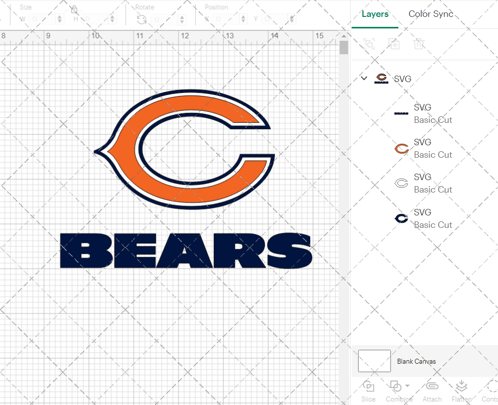 Chicago Bears Alternate 2000 003, Svg, Dxf, Eps, Png - SvgShopArt