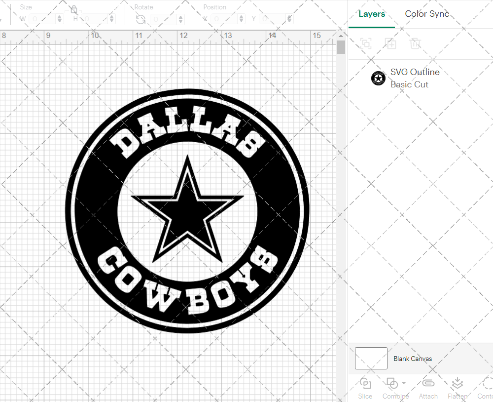 Dallas Cowboys Circle 1971 003, Svg, Dxf, Eps, Png - SvgShopArt