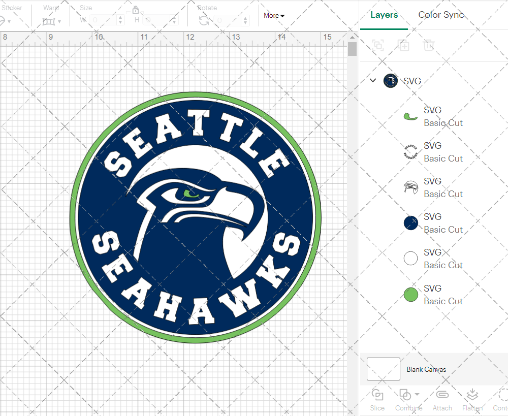 Seattle Seahawks Circle 2012 004, Svg, Dxf, Eps, Png - SvgShopArt